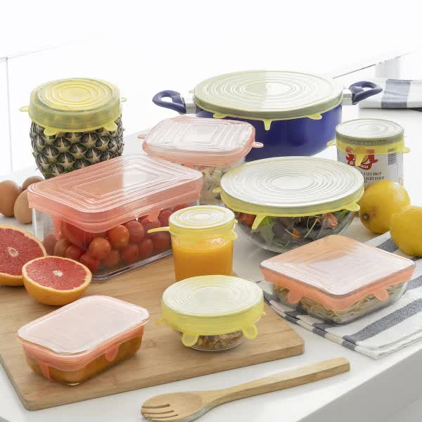 Tapas De Silicona Resistentes Al Frio Y Calor + Envío Gratis