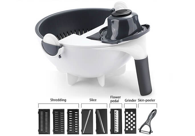Cortadora y troceadora de verduras + accesorios SORTEX + ENVIO GRATIS